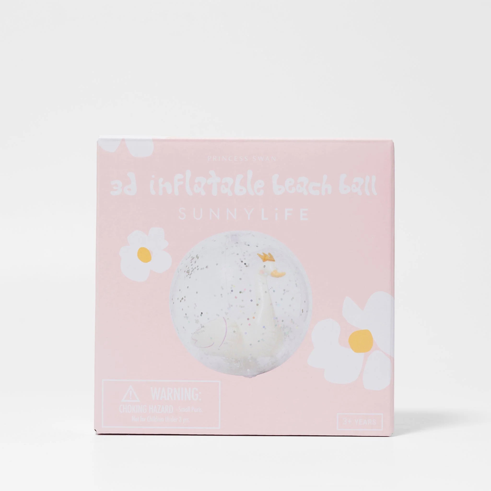 Ballon de plage gonflable 3D cygne