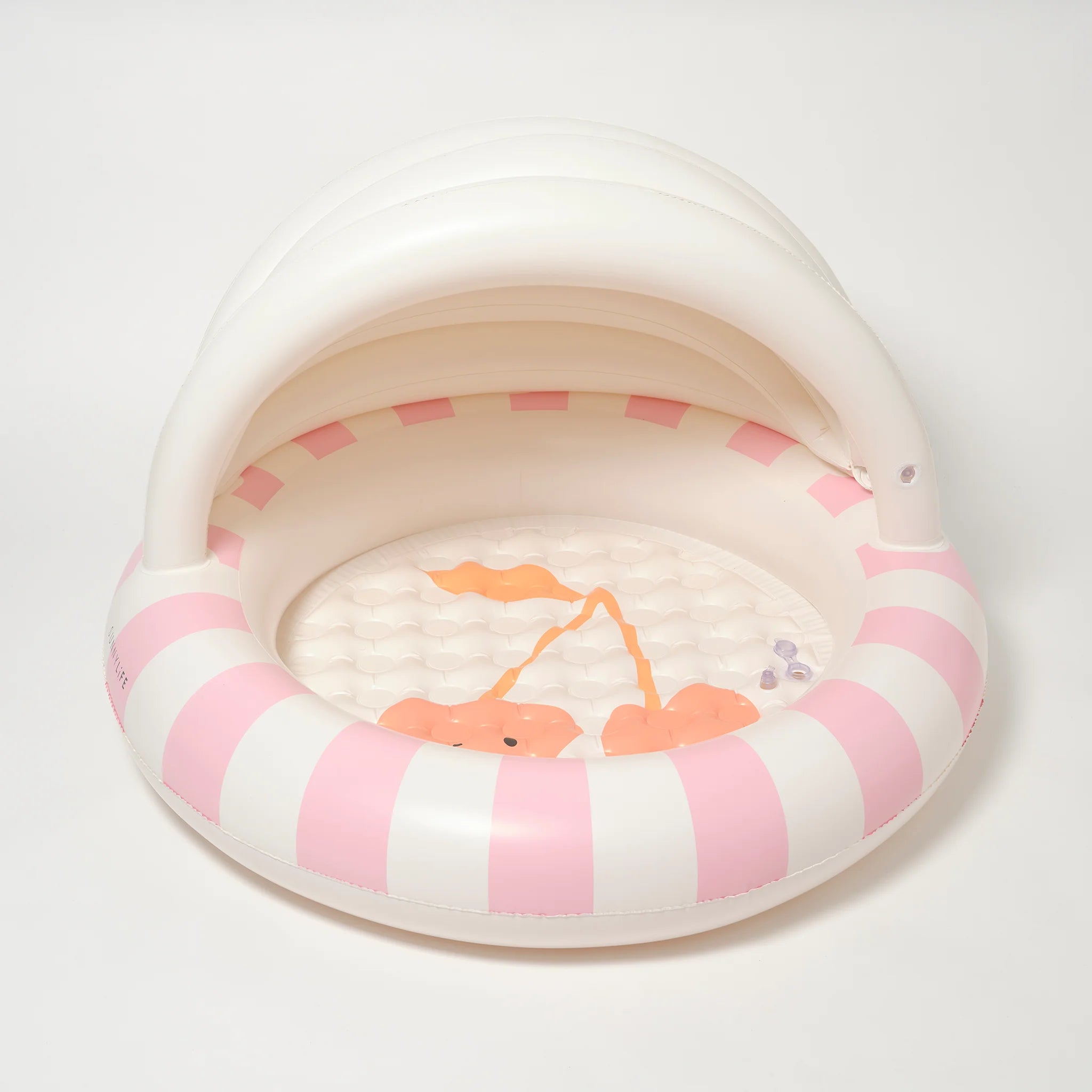 Piscine gonflable - barbe à papa/cerise