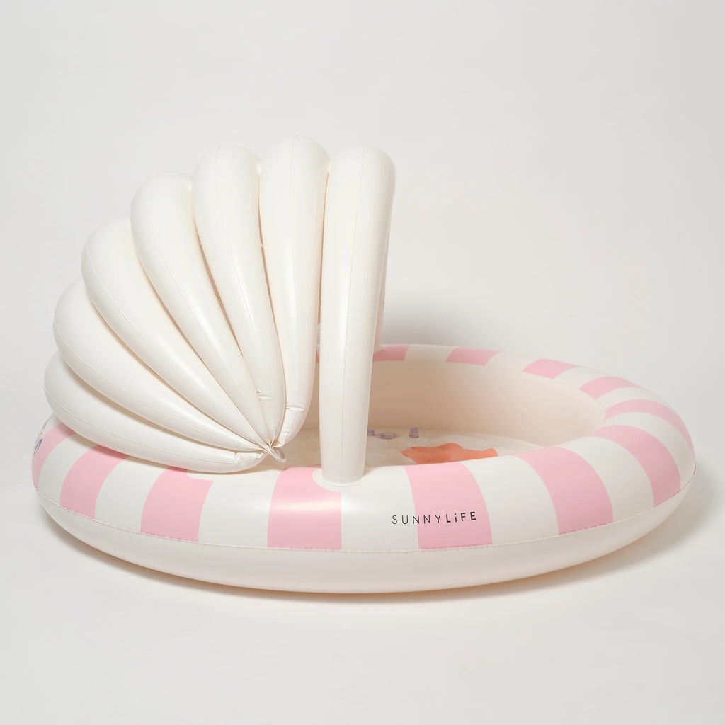 Piscine gonflable - barbe à papa/cerise