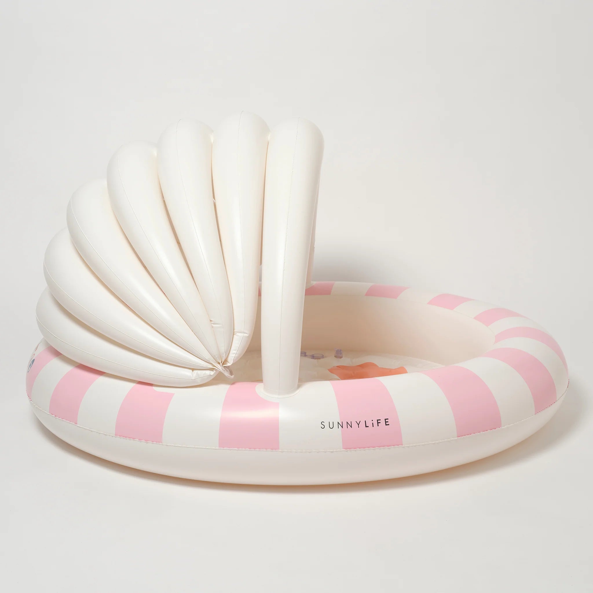 Piscine gonflable - barbe à papa/cerise