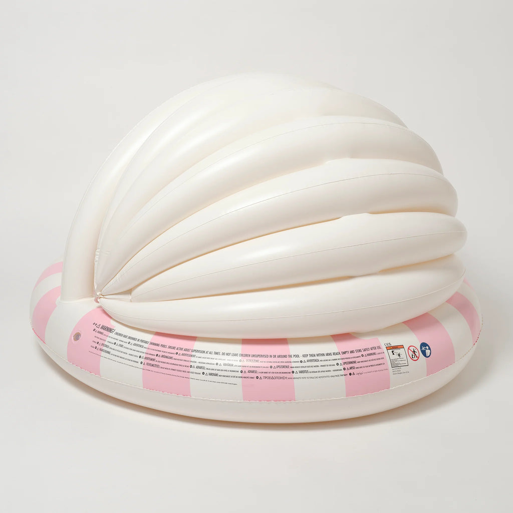 Piscine gonflable - barbe à papa/cerise