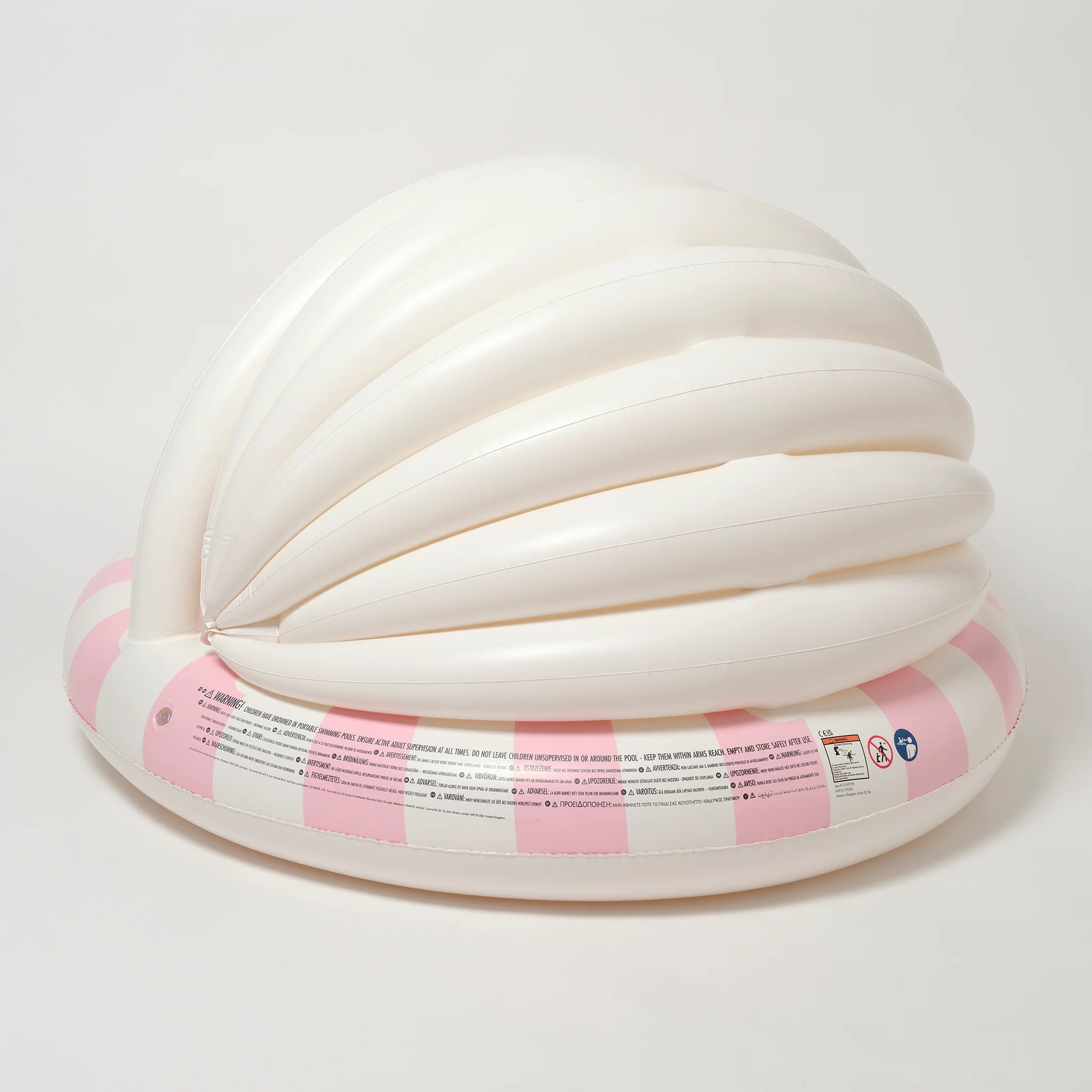 Piscine gonflable - barbe à papa/cerise