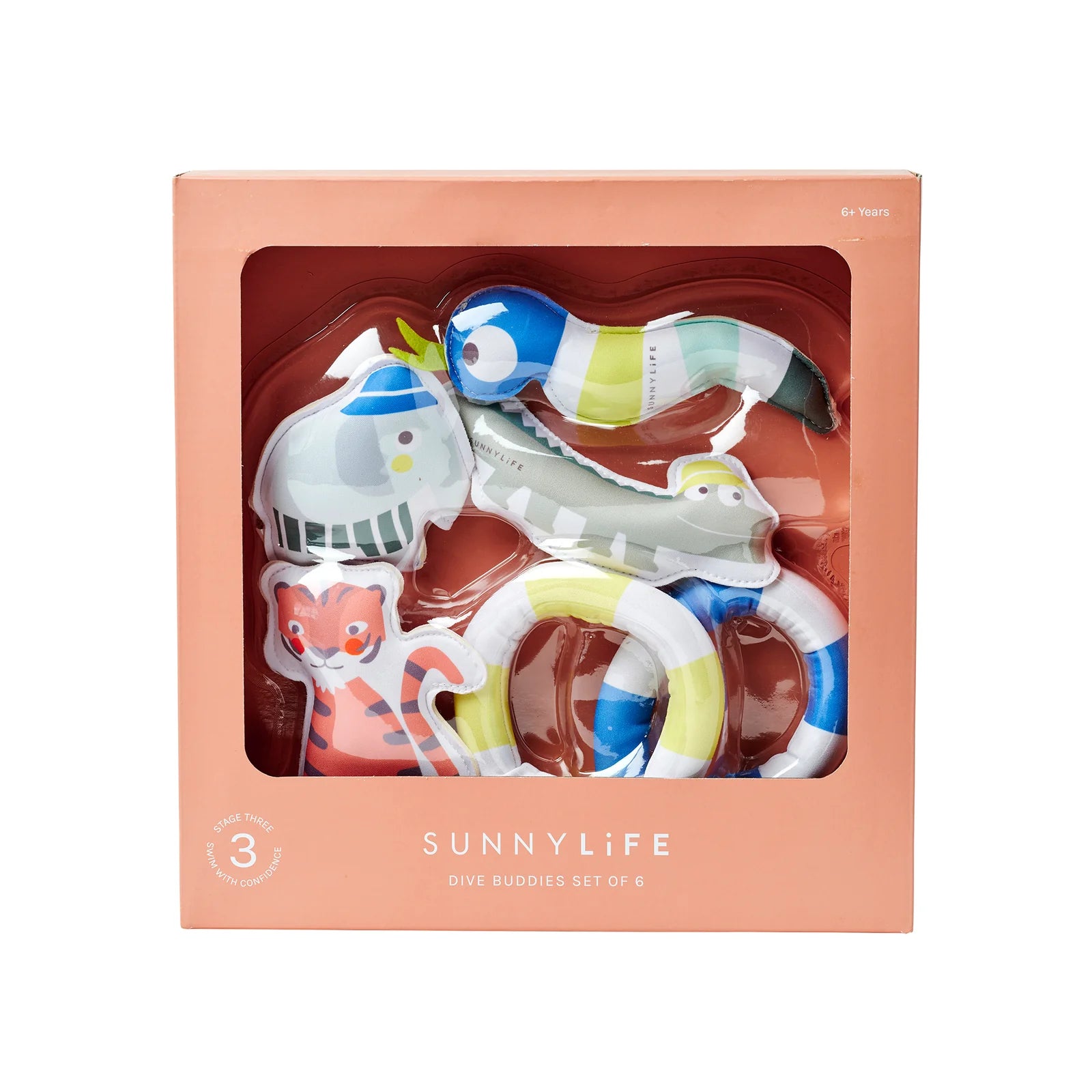 Jouets de plongée Into the Jungle Multi - Set de 6 - SUNNY LIFE