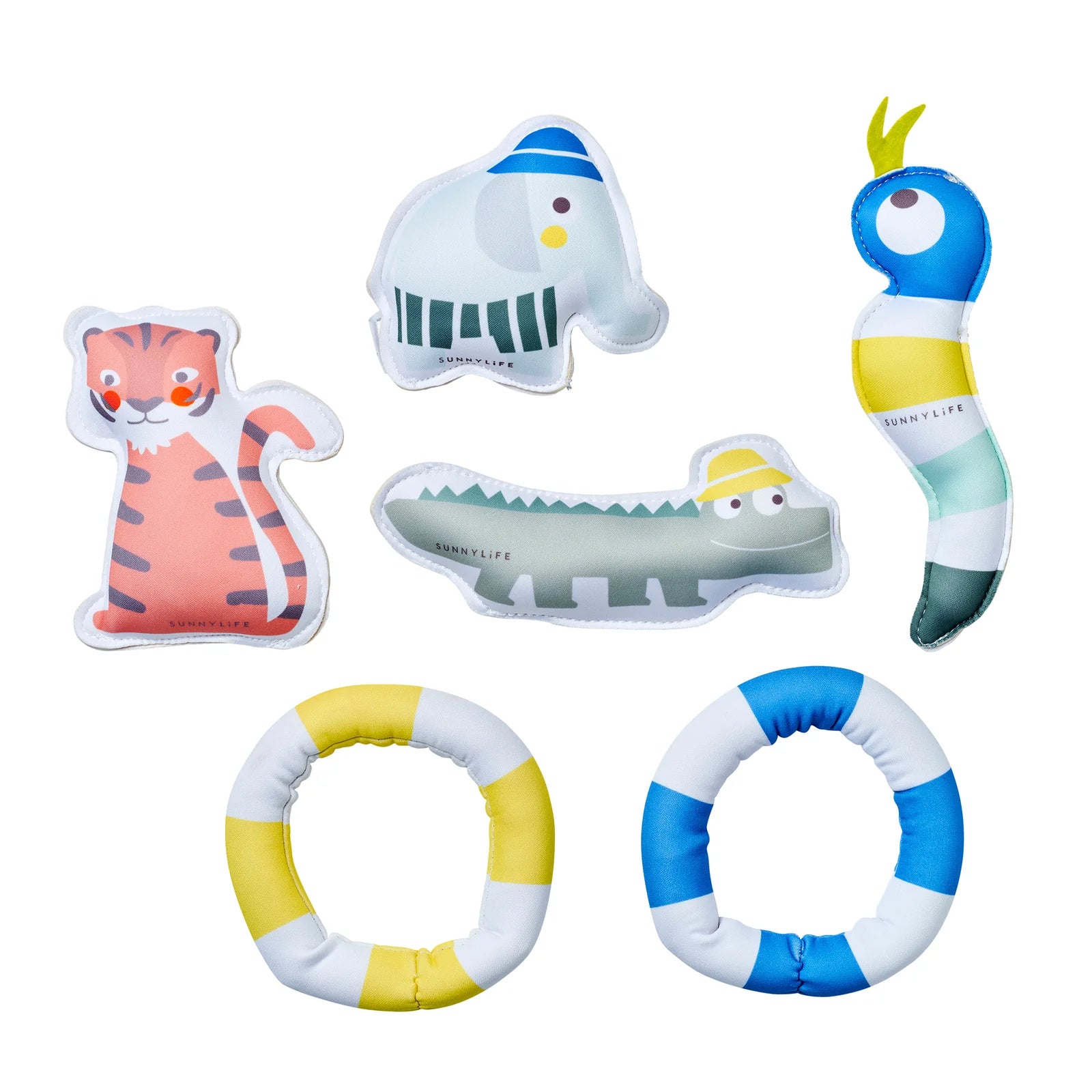 Jouets de plongée Into the Jungle Multi - Set de 6 - SUNNY LIFE