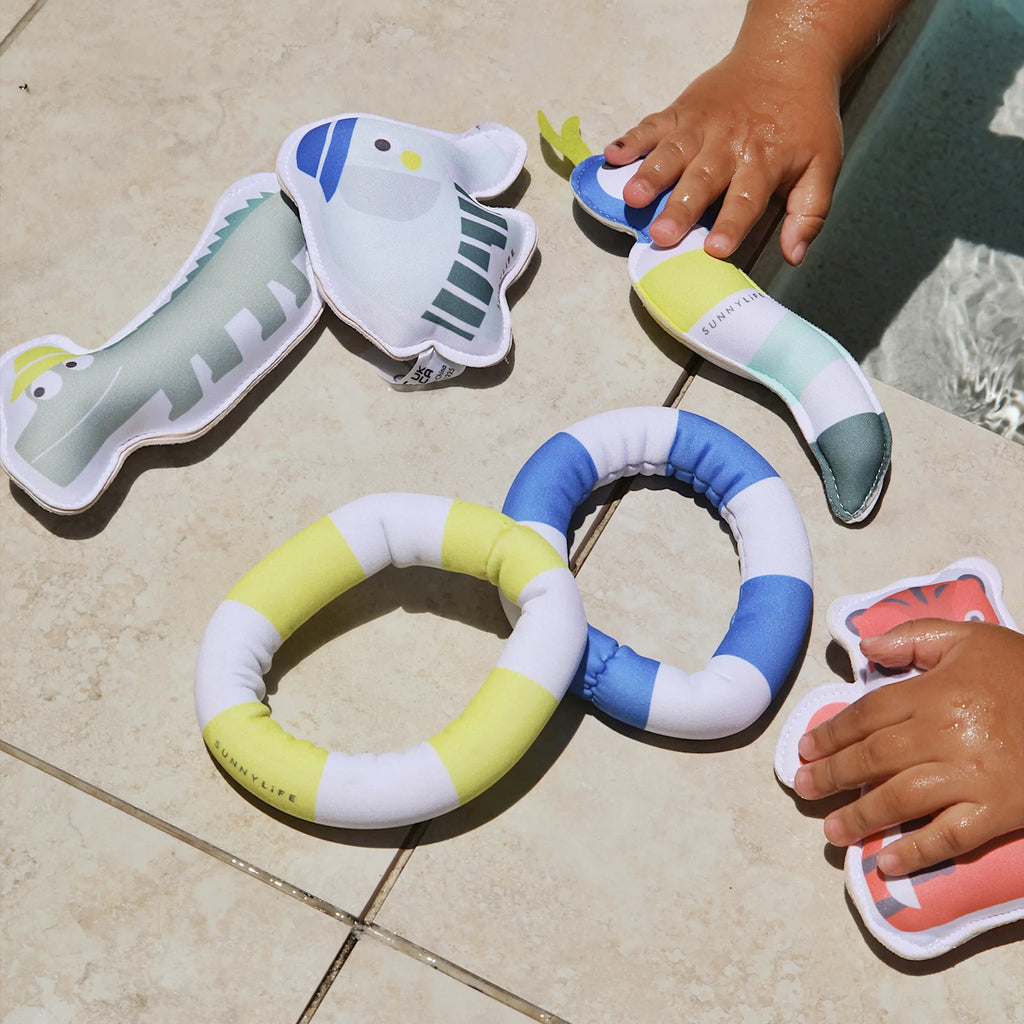Jouets de plongée Into the Jungle Multi - Set de 6 - SUNNY LIFE