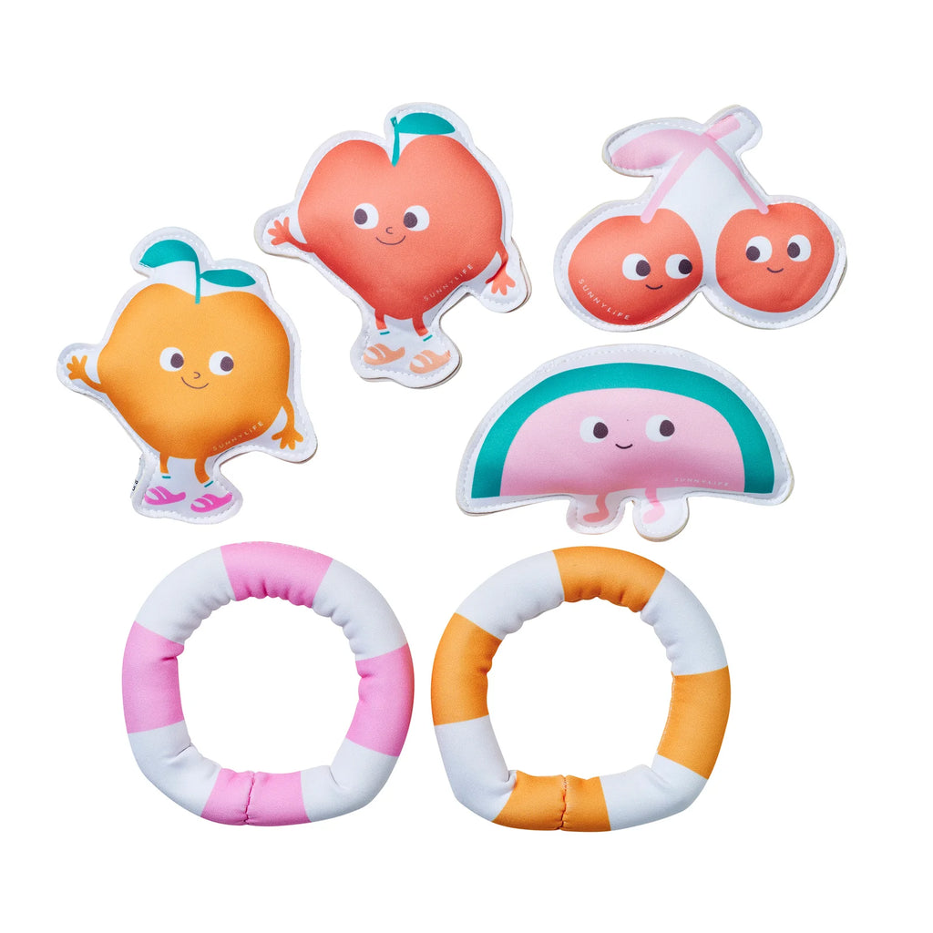Jouets de plongée Poppy la Pêche Multi - Set de 6 - SUNNY LIFE