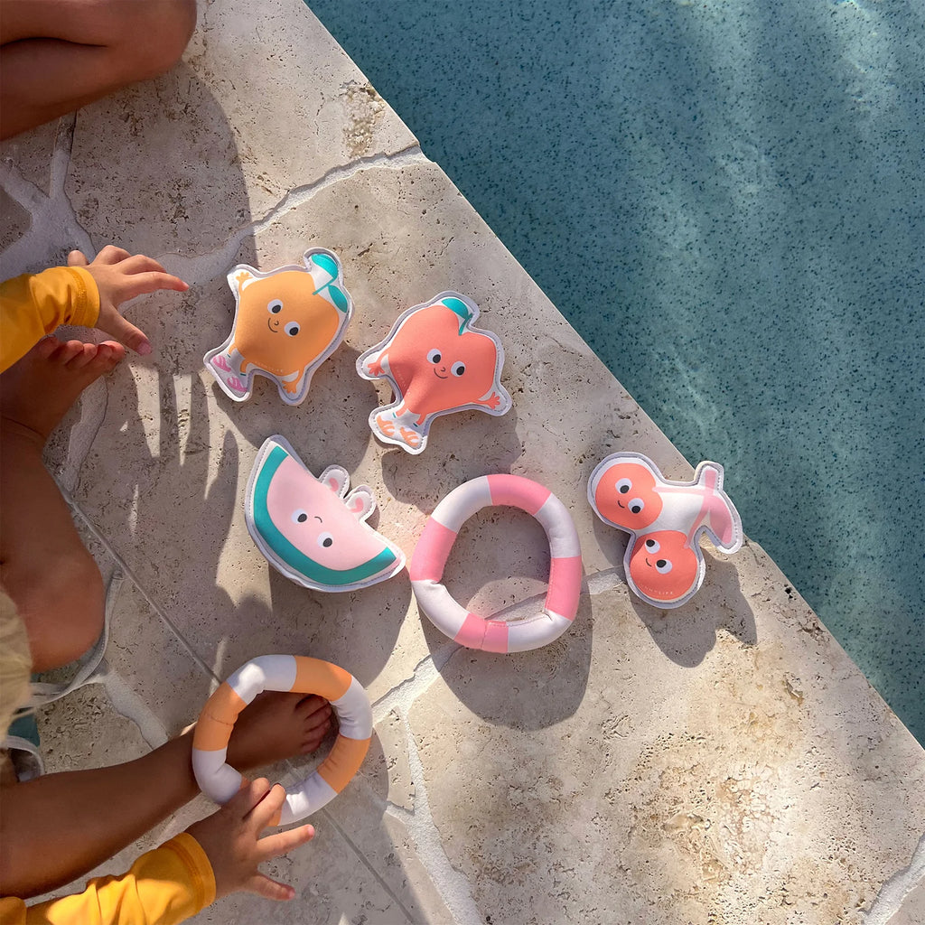 Jouets de plongée Poppy la Pêche Multi - Set de 6 - SUNNY LIFE