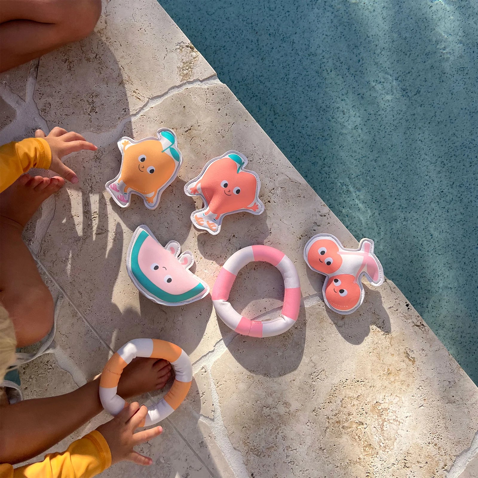 Jouets de plongée Poppy la Pêche Multi - Set de 6 - SUNNY LIFE