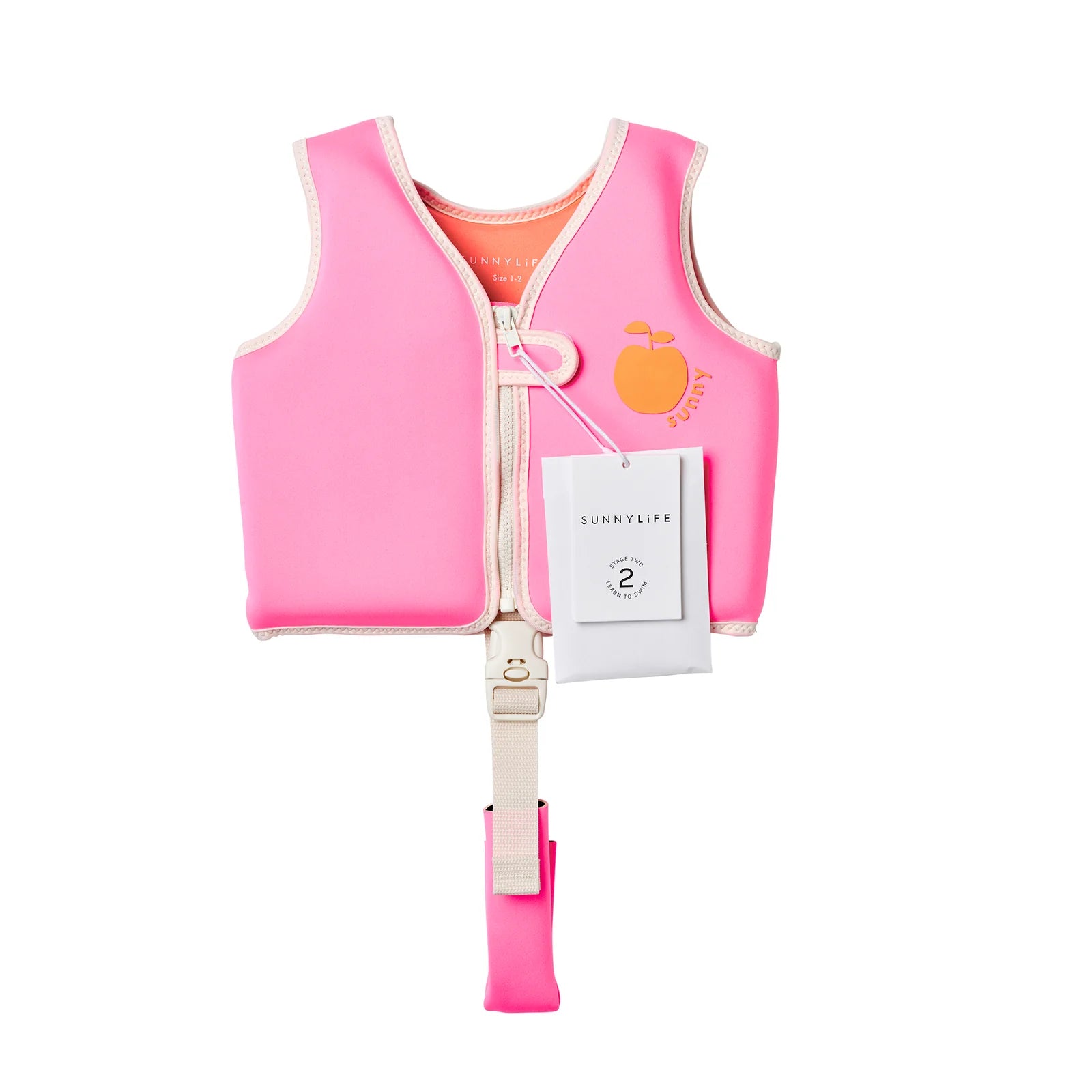 Gilet flotteur Poppy la Pêche Rose Néon - SUNNY LIFE