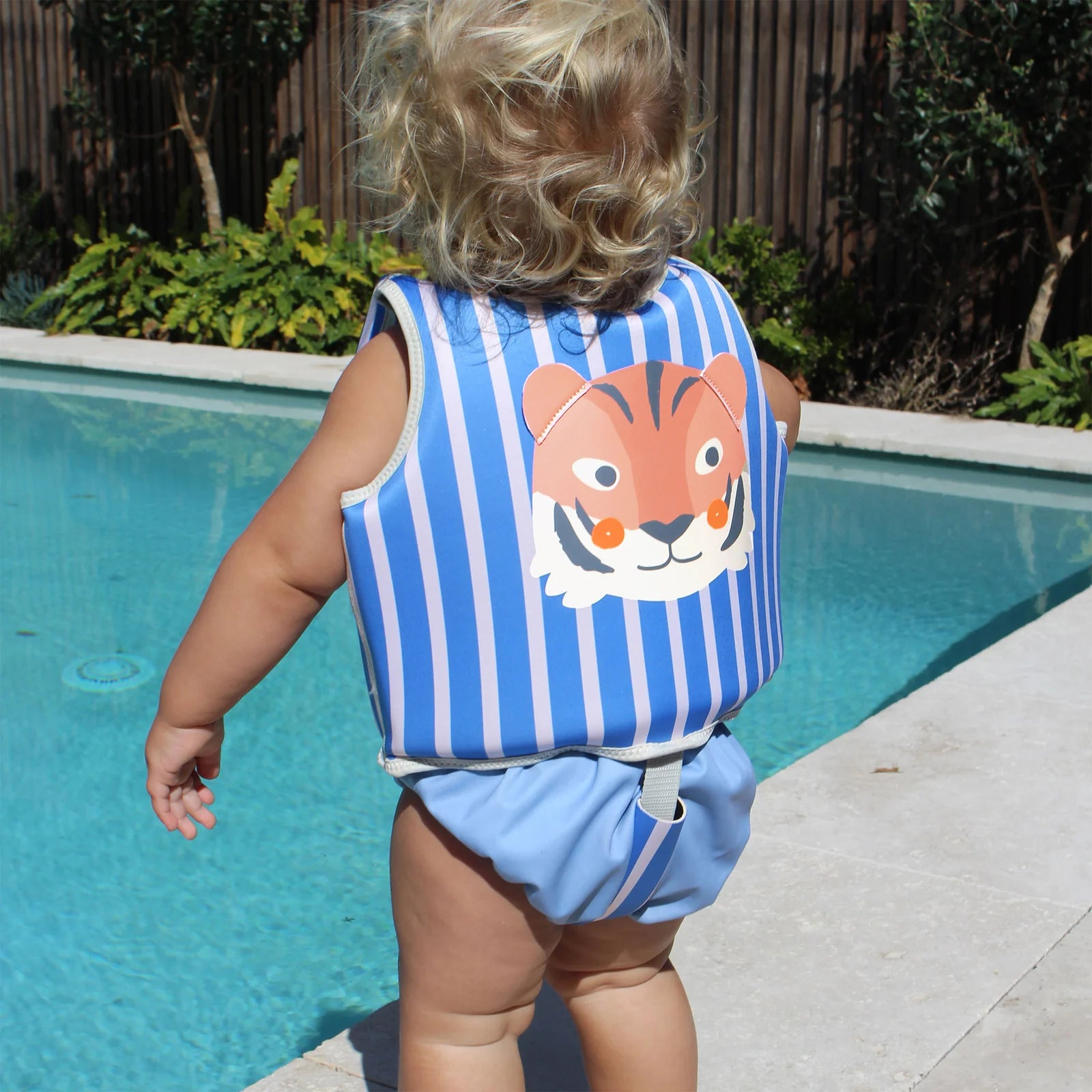 Gilet flotteur  Tino le Tigre Bleu - SUNNY LIFE