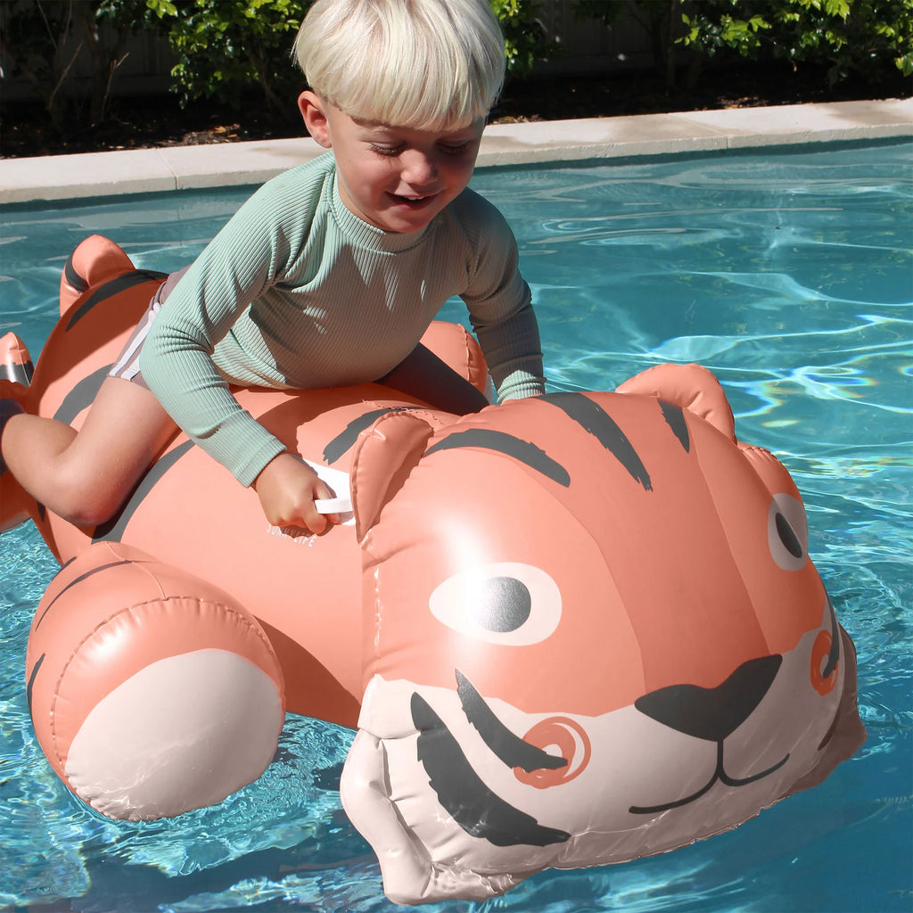 Bouée pour enfants à chevaucher - Tino le Tigre en argile - SUNNY LIFE