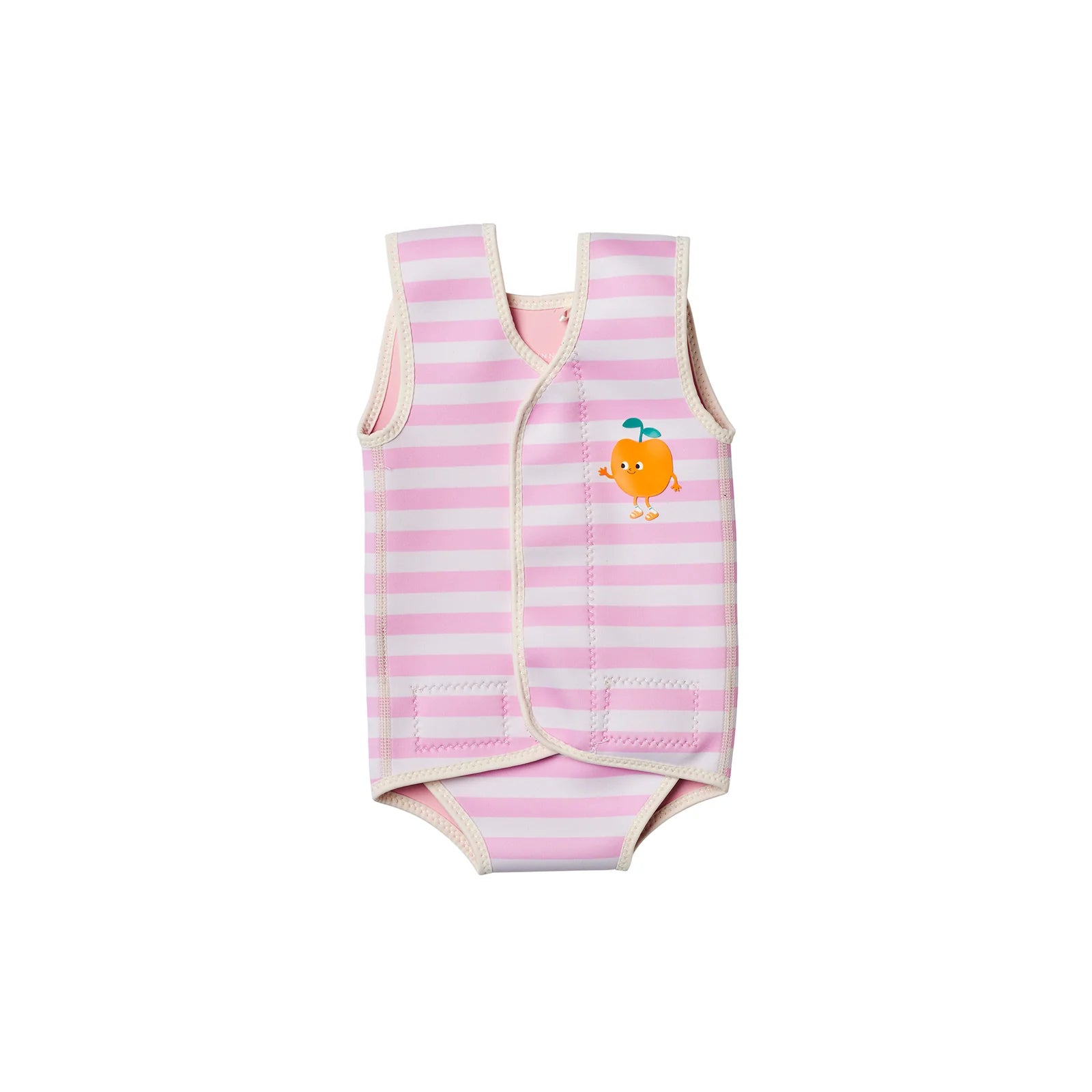 Baby Wetsuit - Poppy the Peach Pink Stripe - SUNNY LIFE
