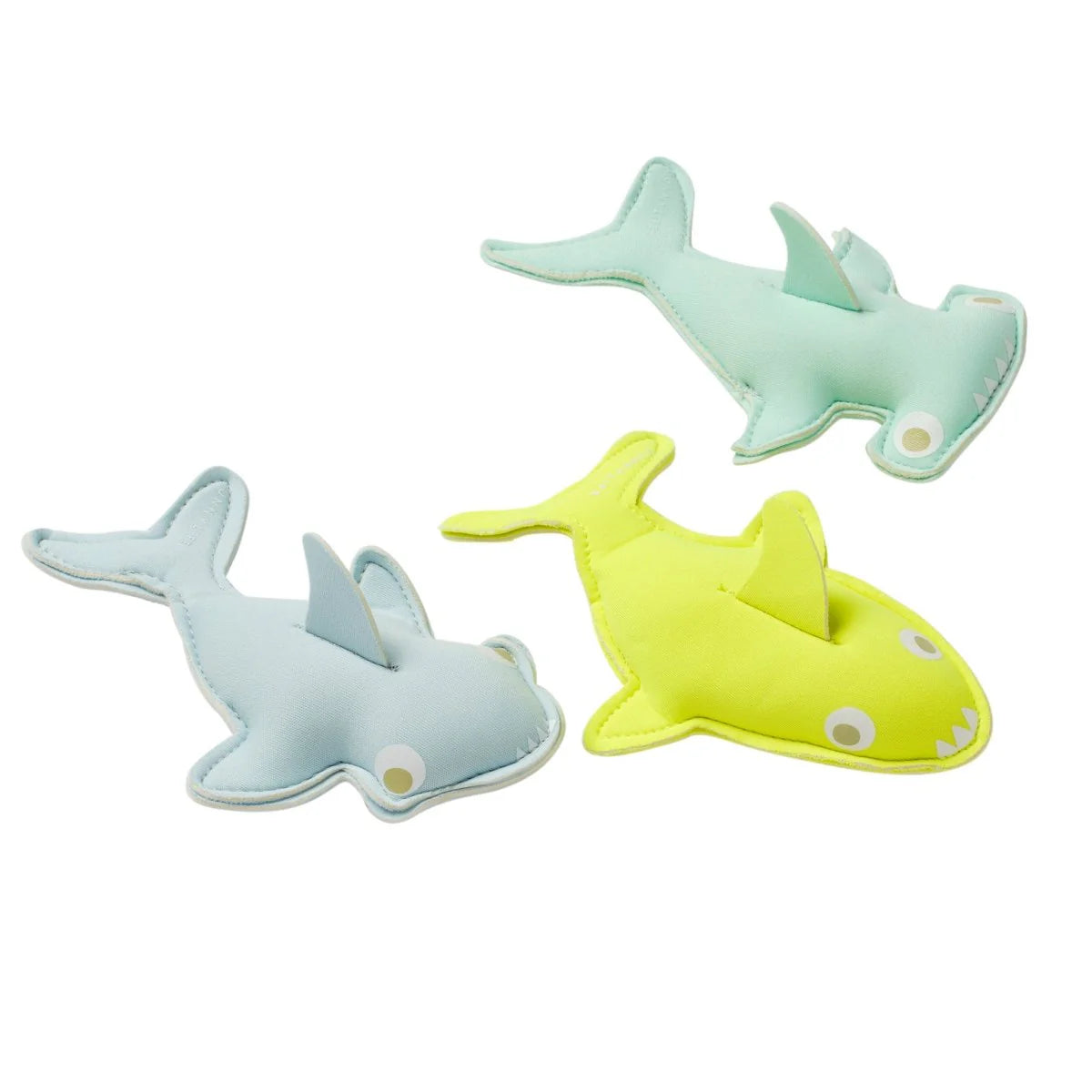Salty le Requin - Jouets de plongée Aqua Jaune Néon - Set de 3 - SUNNY LIFE