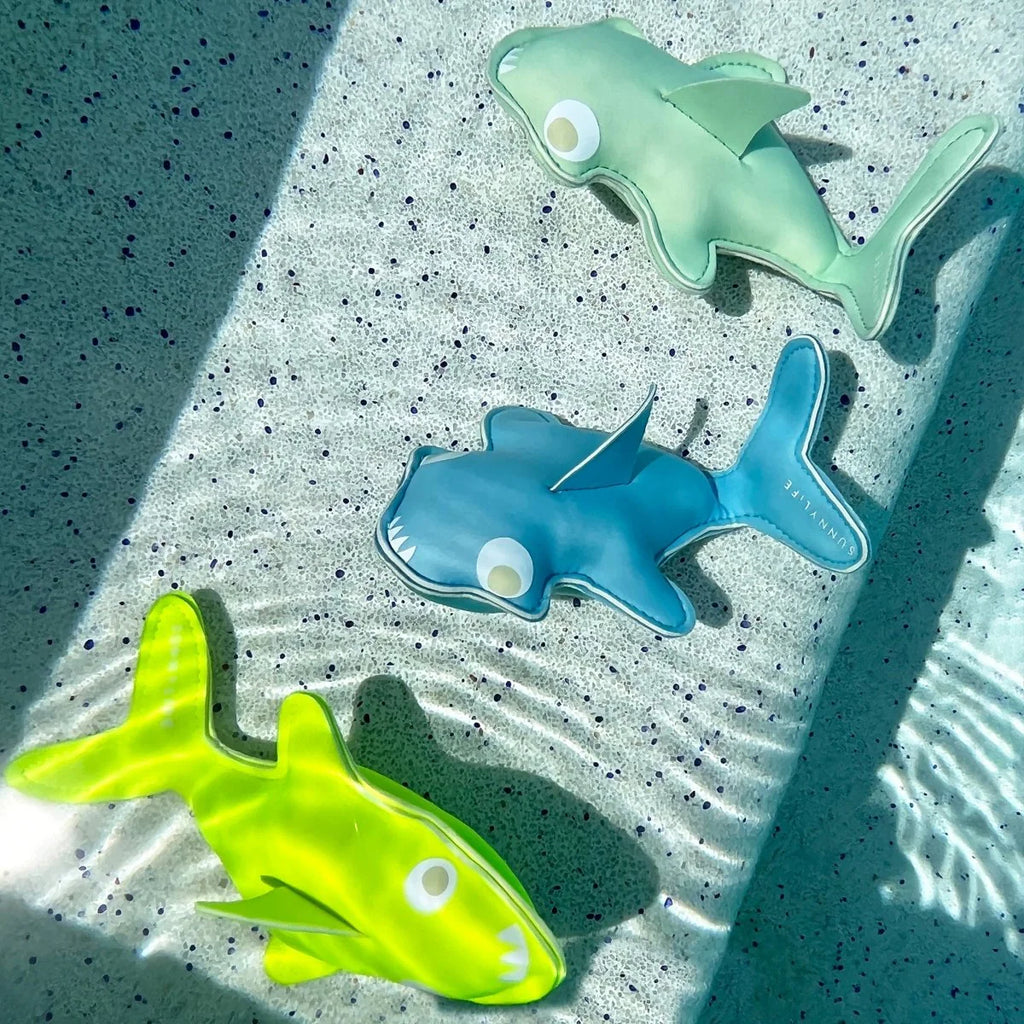 Salty le Requin - Jouets de plongée Aqua Jaune Néon - Set de 3 - SUNNY LIFE