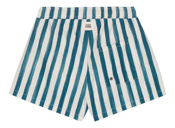Short de Bain Chico Rayures - bleu grec