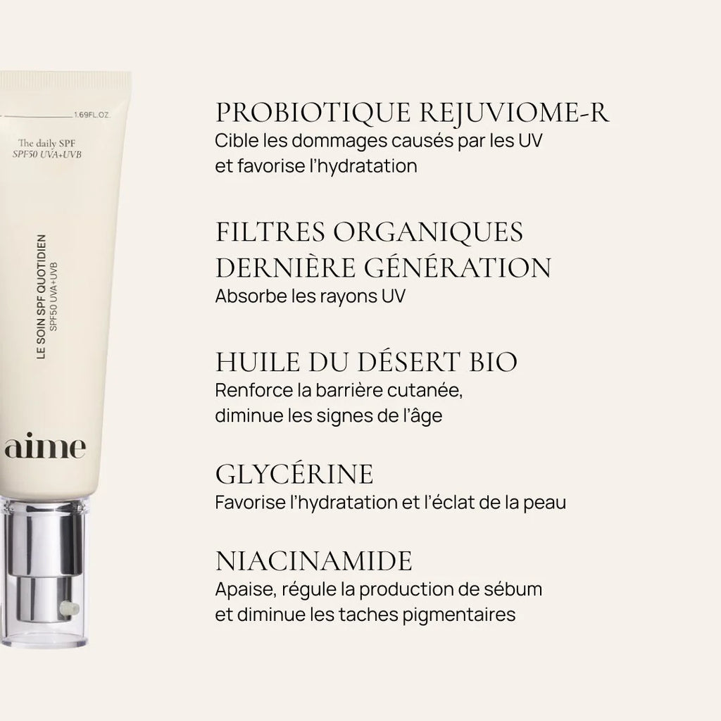 Le soin SPF quotidien, SPF50 UVA+UVB - 15 ml