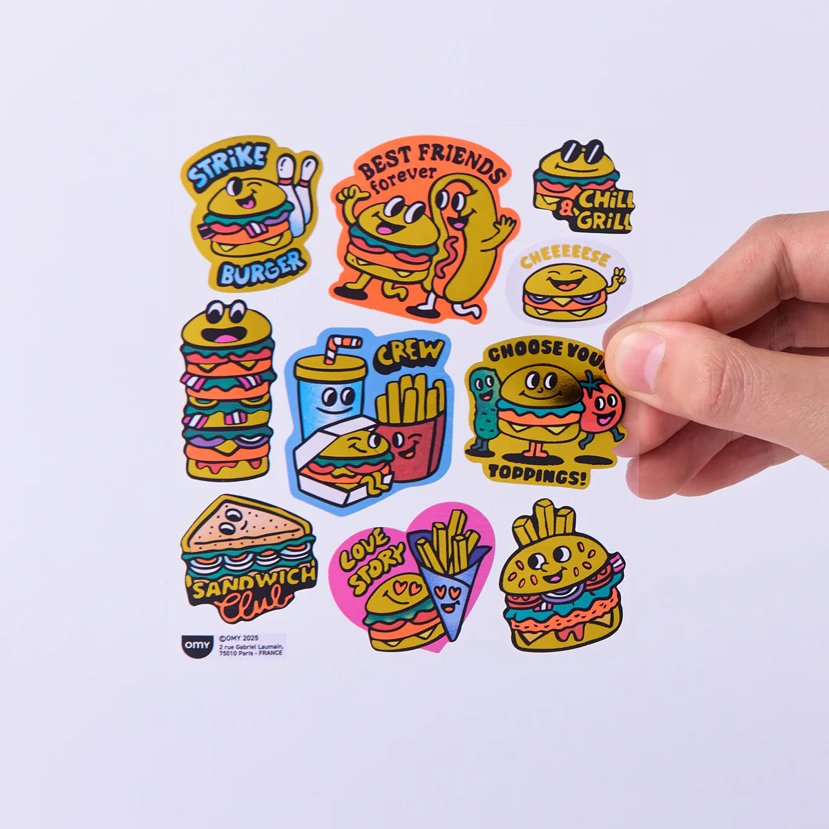 AUTOCOLLANTS Big - Burger