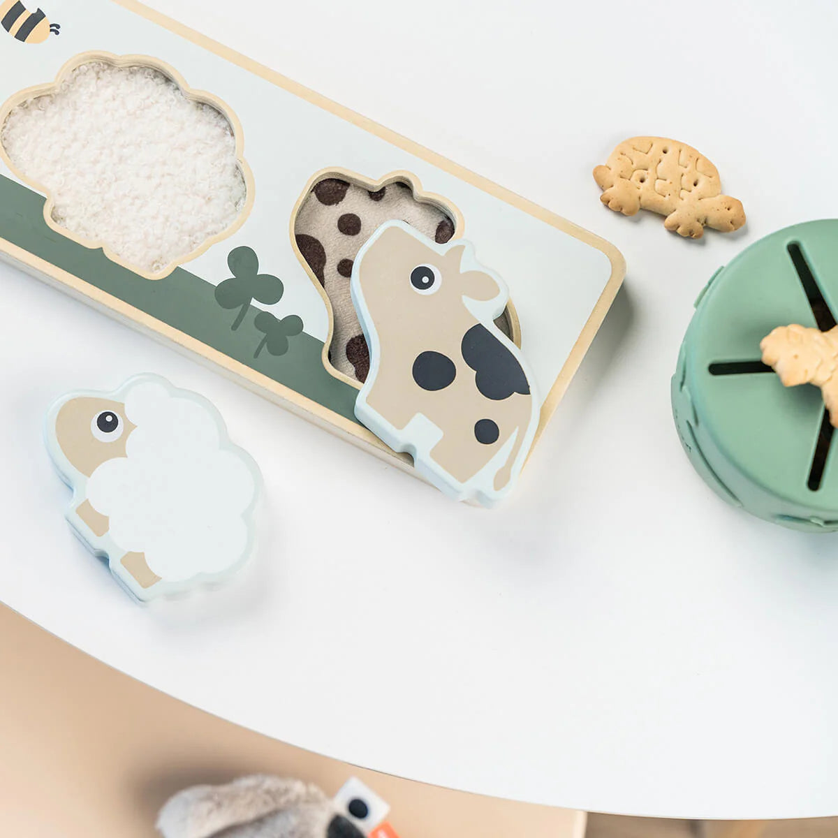 Puzzle sensoriel - Tiny Farm - Multicolore