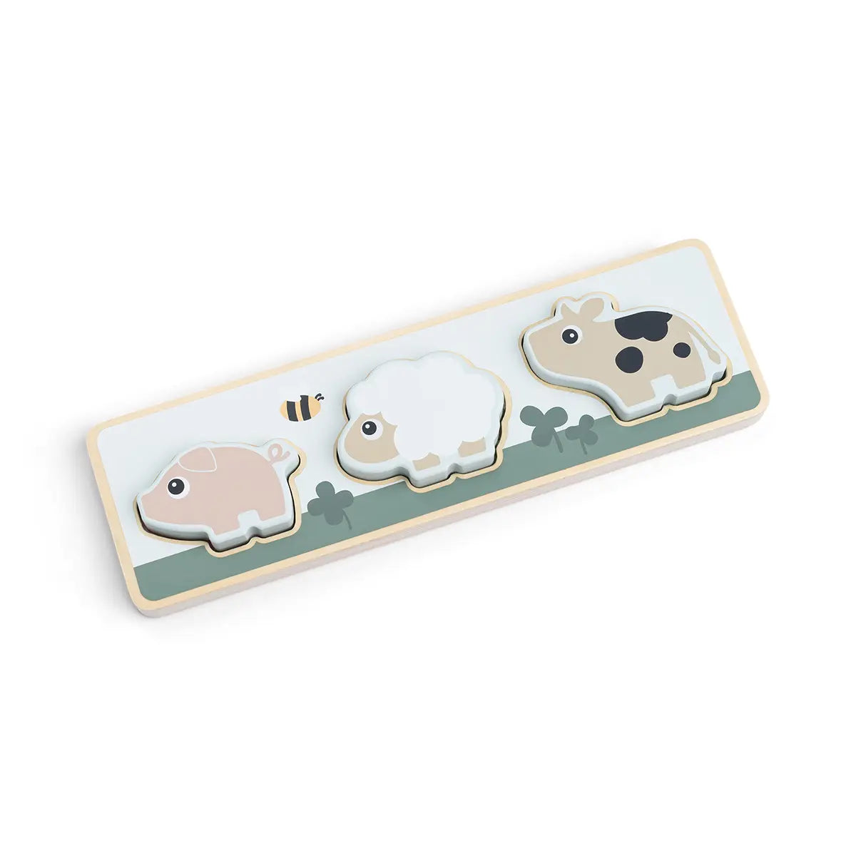 Puzzle sensoriel - Tiny Farm - Multicolore