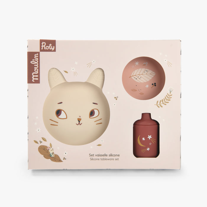 Set vaisselle silicone Après la pluie