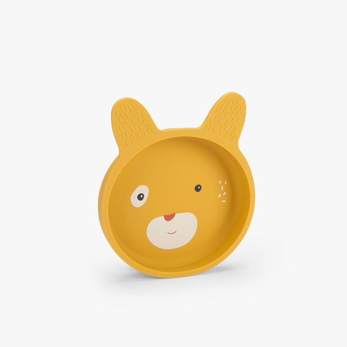 Set vaisselle silicone Trois petits lapins