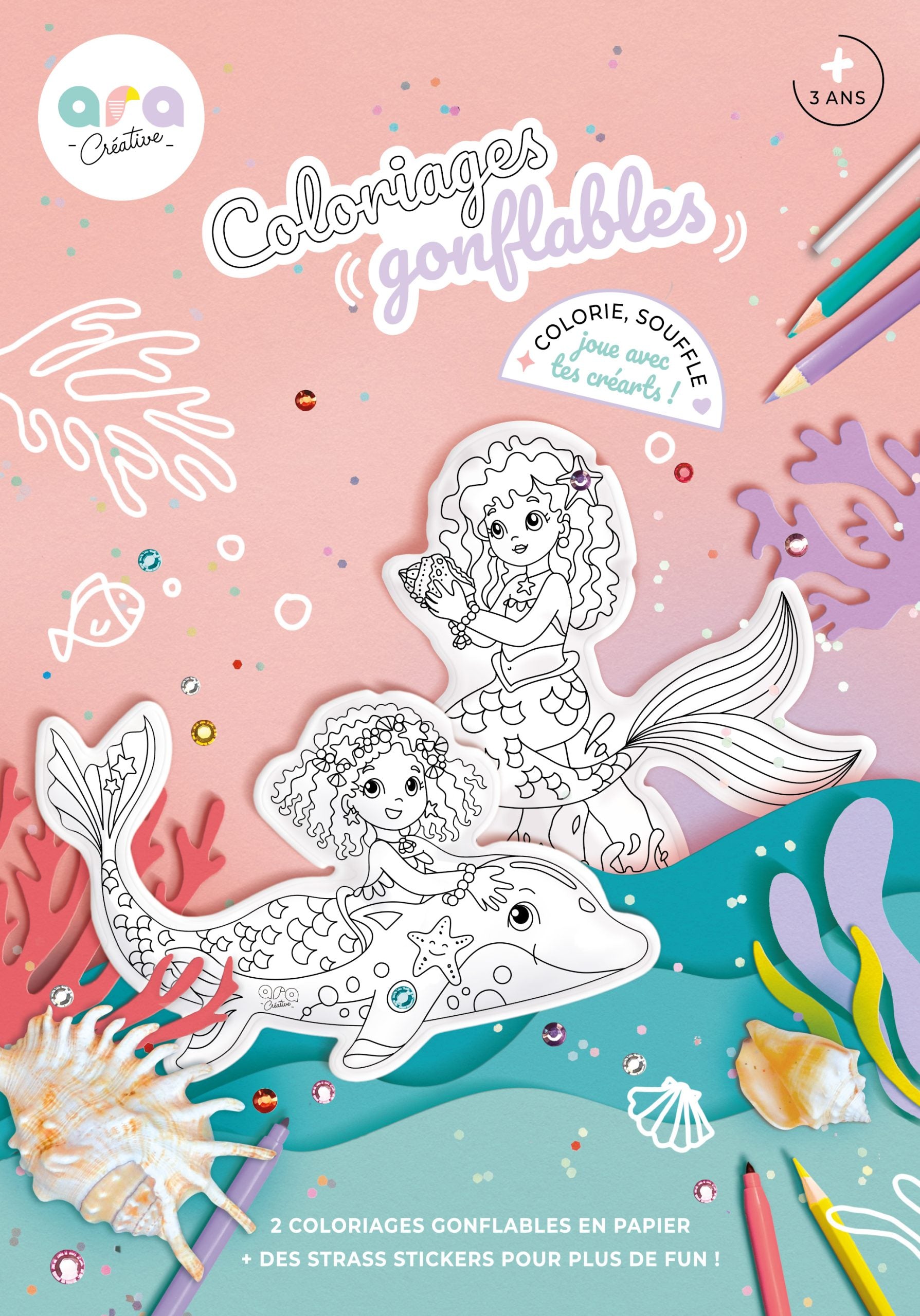 Coloriages gonflables Sirènes