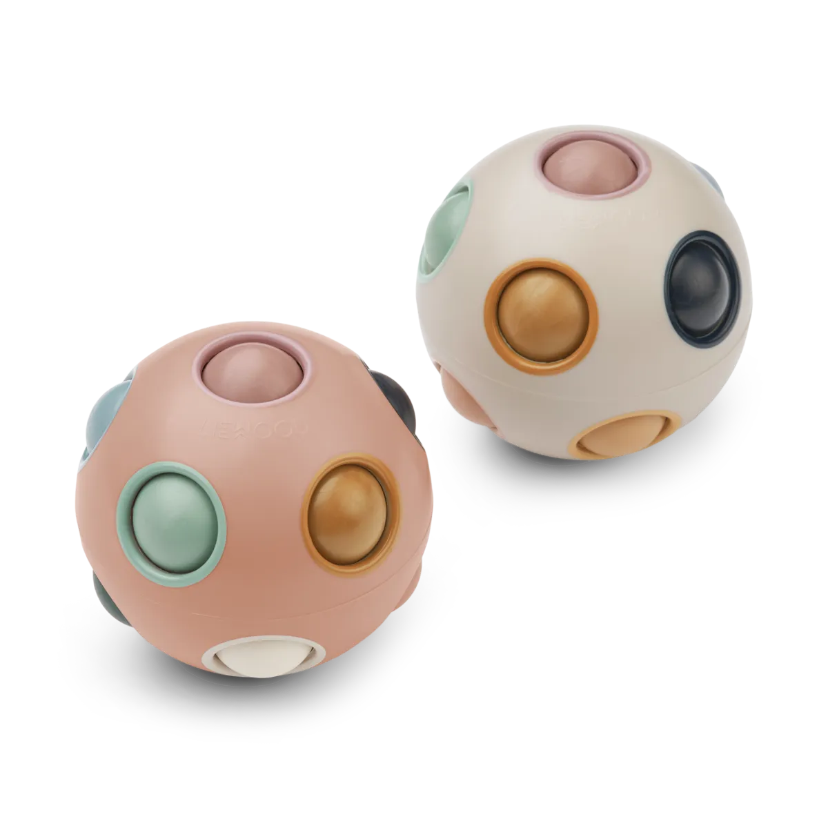 Solene Puzzle Ball 2-Pack - Pale tuscany multi mix
