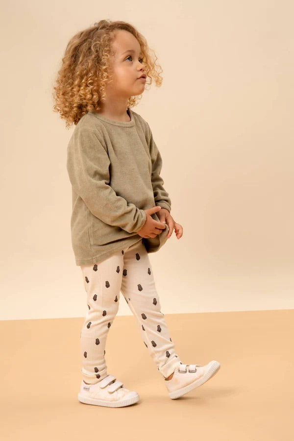 Leggings Rom-Pom - Ecru Lavande