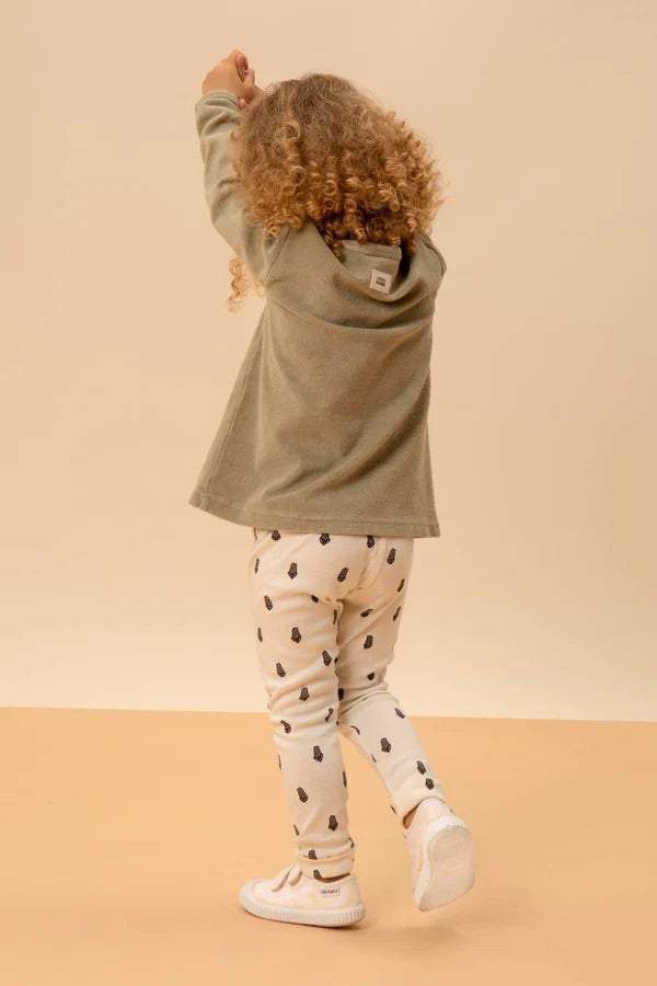 Leggings Rom-Pom - Ecru Lavande