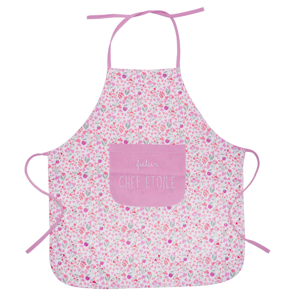 Tablier de cuisine "futur chef étoilé" liberty - BB&Co