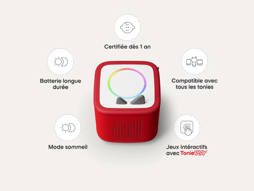 Toniebox 2 - Rouge Coquelicot