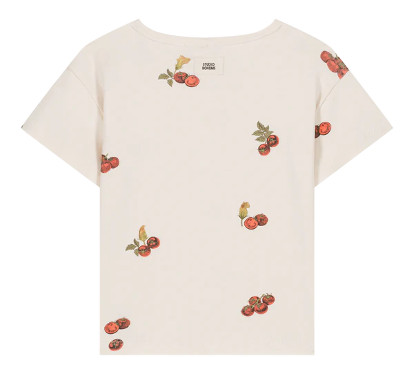 T-shirt Orso Jersy - Écru tomates