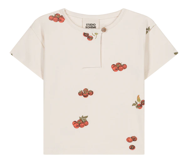 T-shirt Orso Jersy - Écru tomates