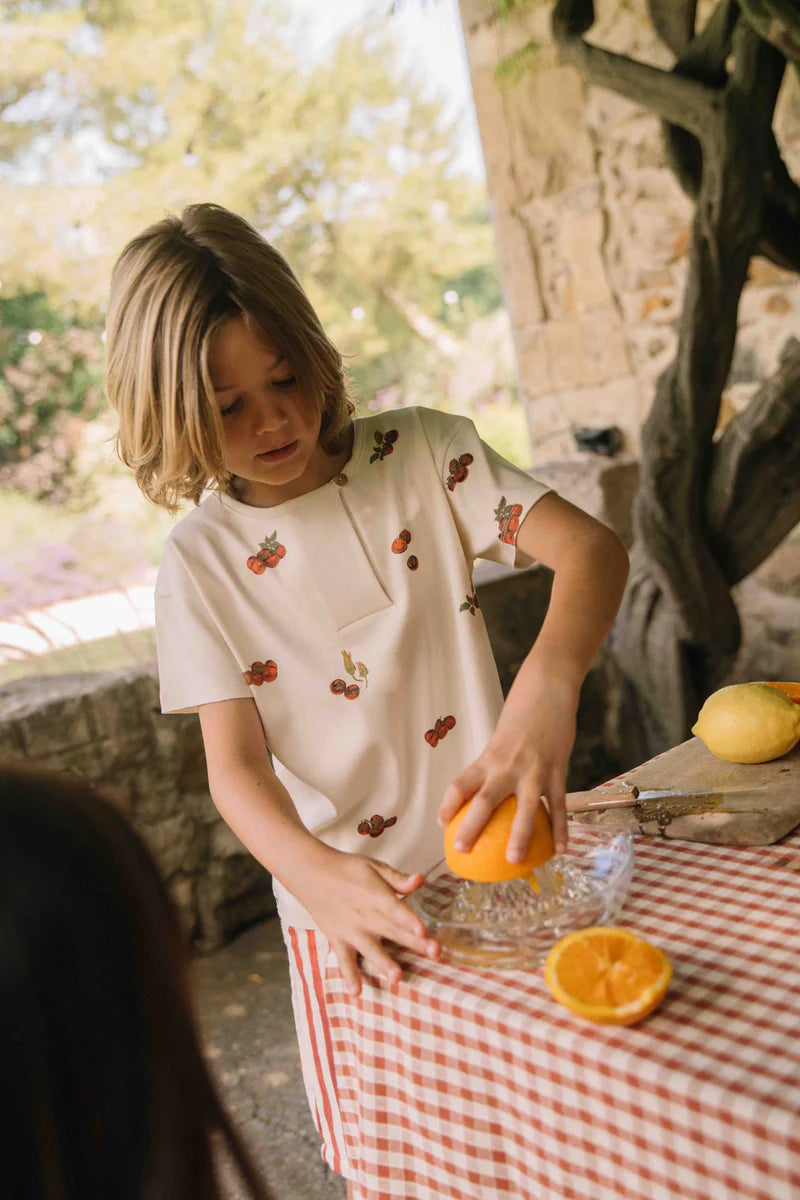 T-shirt Orso Jersy - Écru tomates