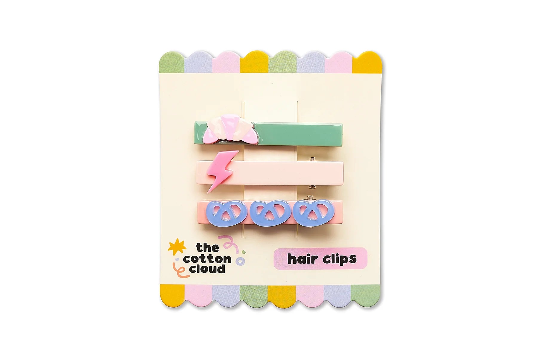 Pinces à cheveux 3-set croissant