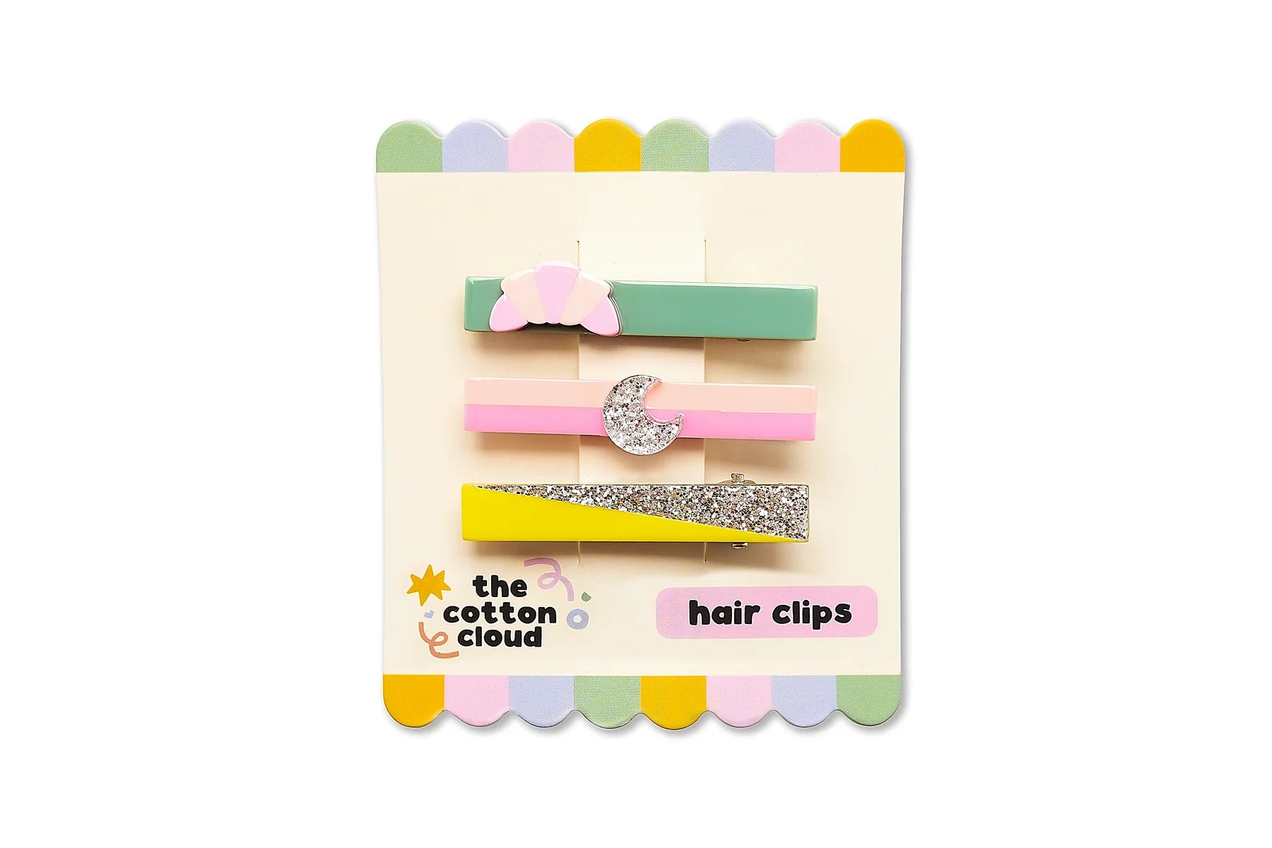 Barrettes à cheveux set de 3 paillettes