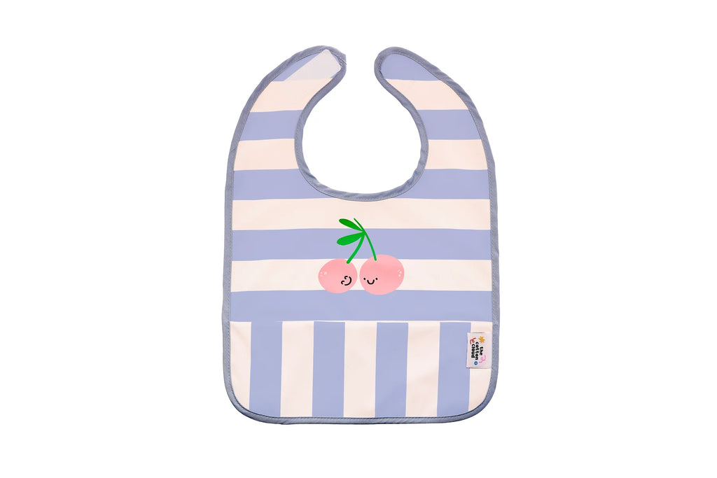 Bavoir manches longues VEGGIE PALS Cerise