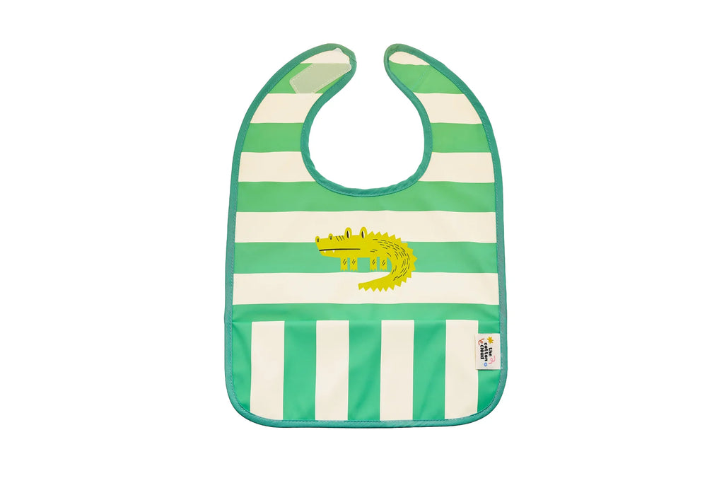 Bavoir manches longues VEGGIE PALS Croco
