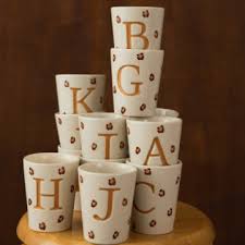 Tasse léopard - lettres