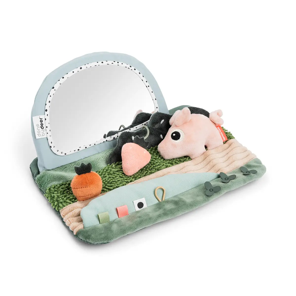 Miroir d'Èveil Tummy time - Tiny farm - Multicolore