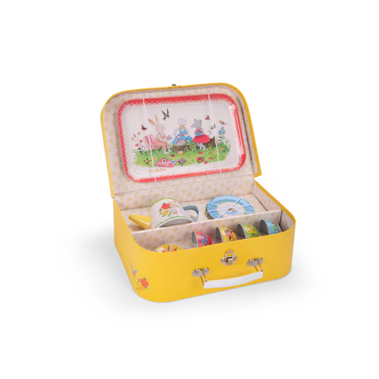Valise dînette thé en métal - La Grande Famille