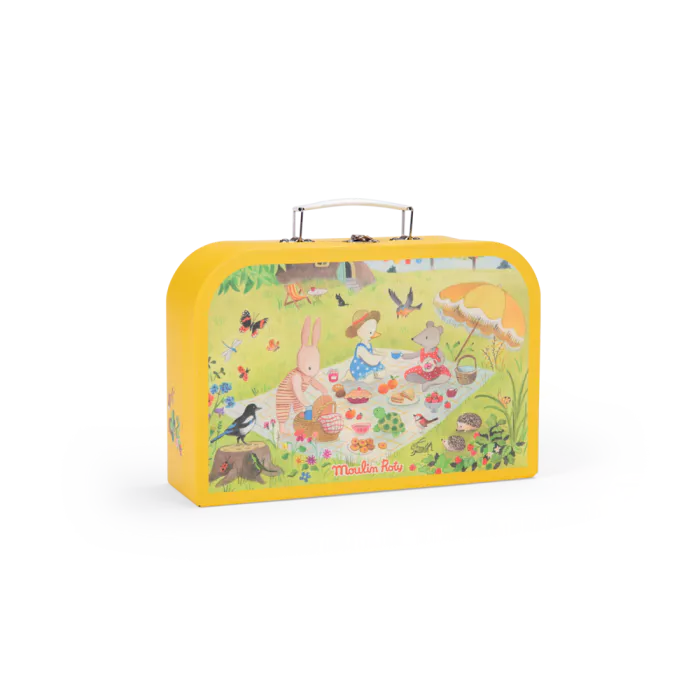 Valise dînette thé en métal - La Grande Famille