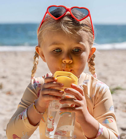 Lunettes de soleil coeur enfant 1-3 ans - Rouge
