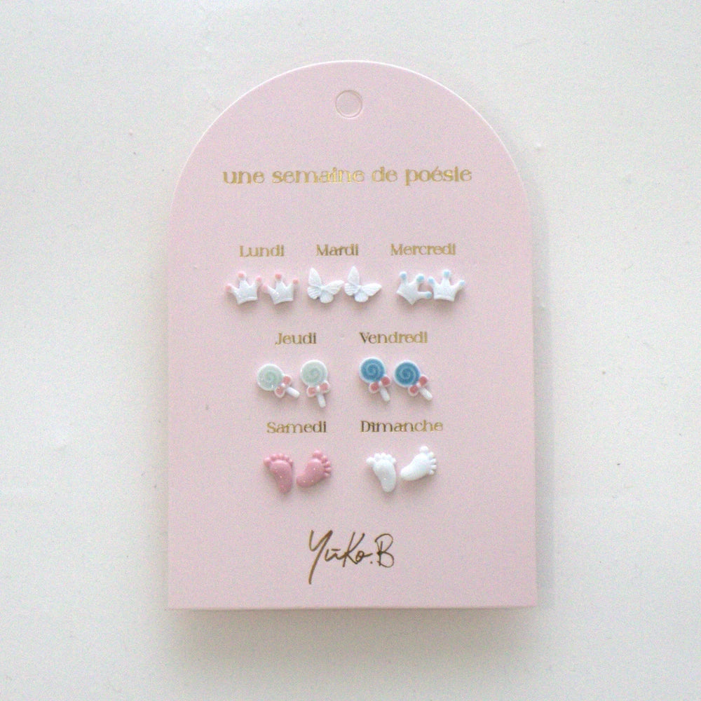 Boucles d’oreilles - Une Semaine poésie - Baby Shower