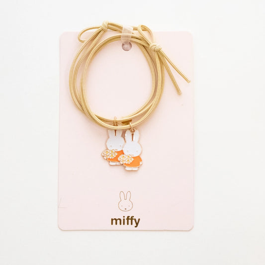 Duo d'élastiques cheveux Miffy - Jaune