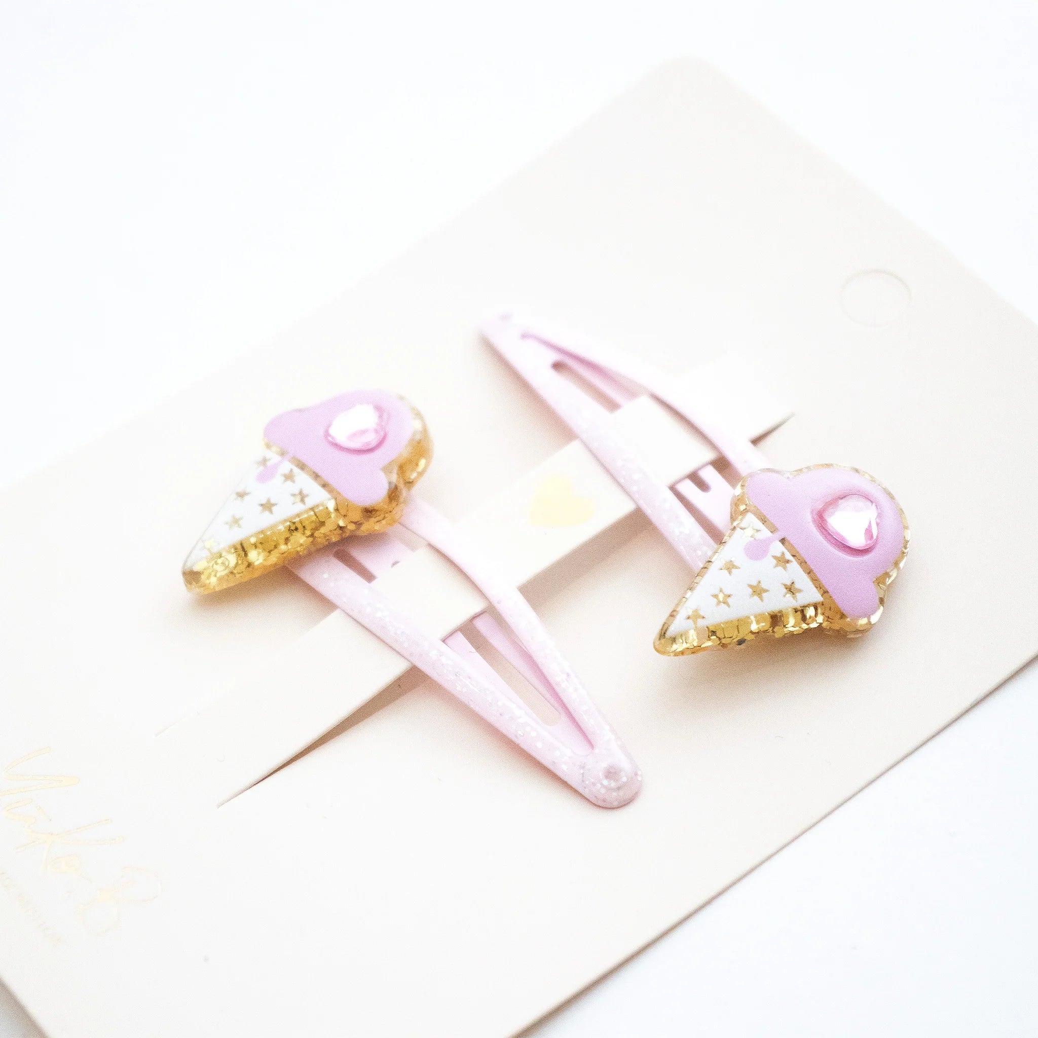 Duo Barrettes Premium Enfant - Sparkle Petites Glaces Damour - YUKO B
