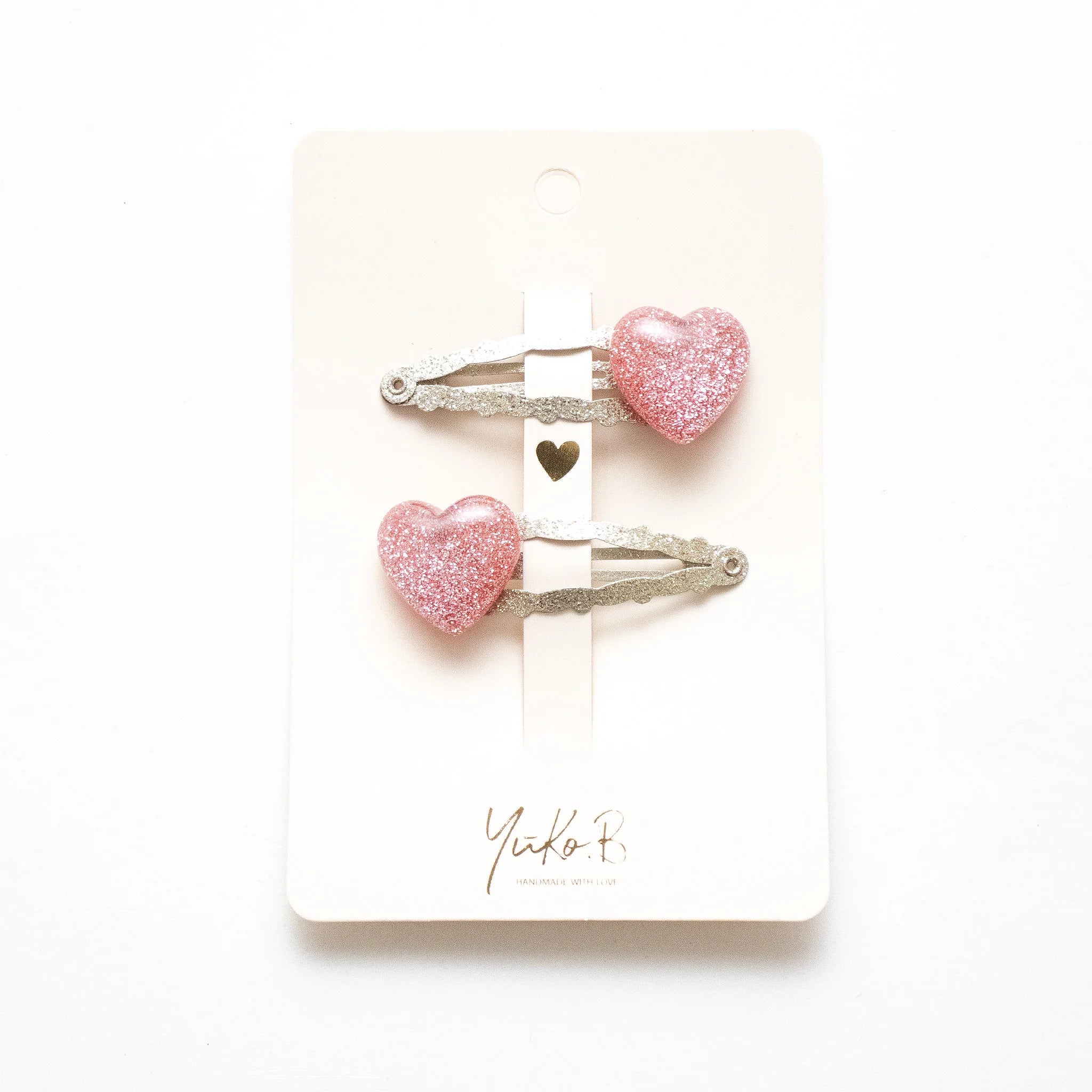 Duo Barrettes Premium Enfant - Sparkle Eclats de Coeurs - YUKO B