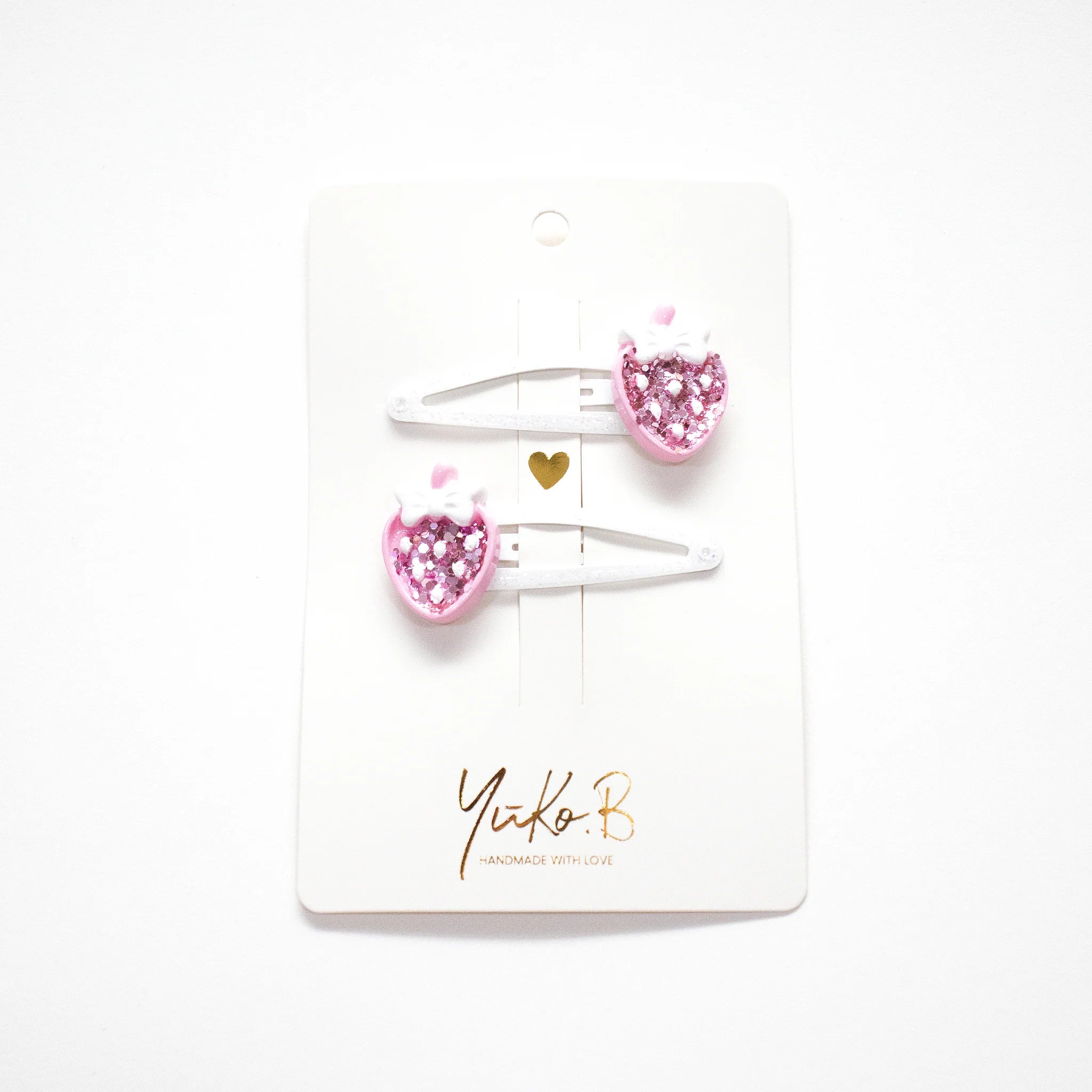 Duo Barrettes Premium Enfant - Sparkle Eclats de Fraises