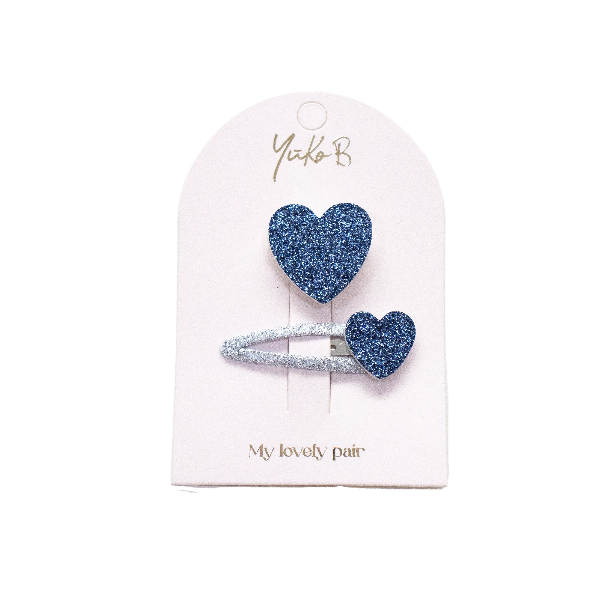 Duo Barrettes & Broche Enfant - My Lovely Pair Bleu - YUKO B