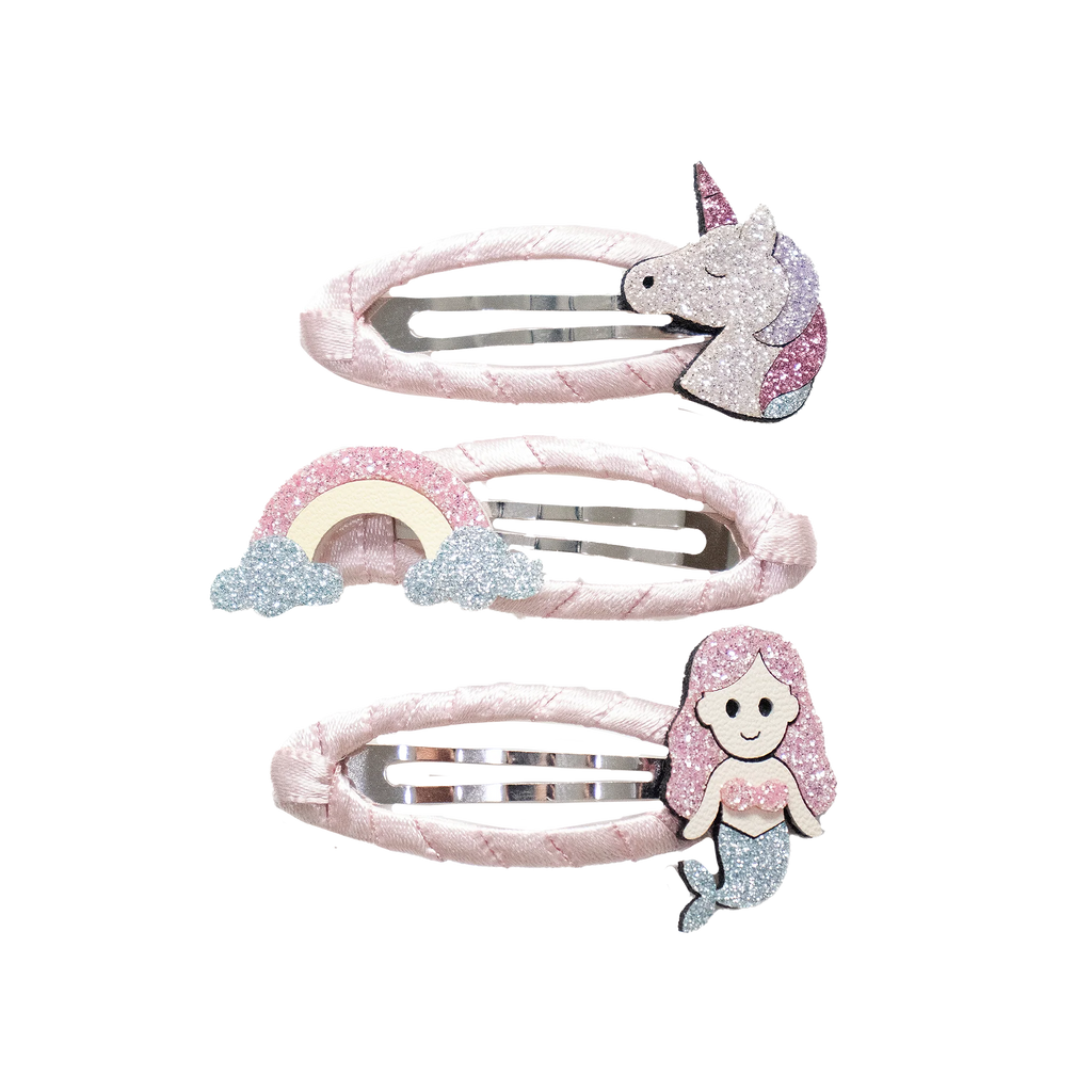 Trio Barrettes Premium Enfant - Féerie - YUKO B